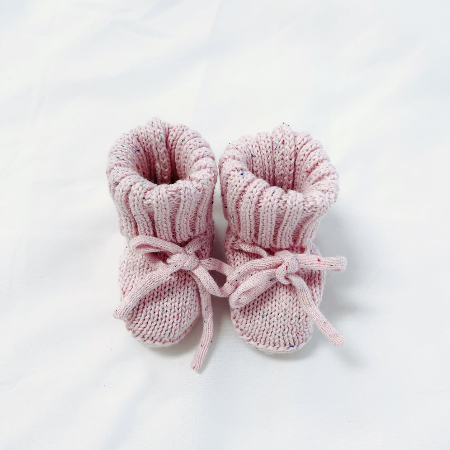 Knit Booties - Strawberry
