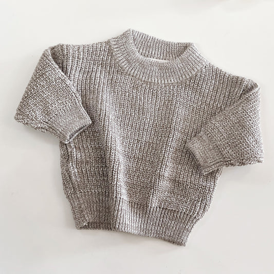 Riley Chunky Knit Sweater - Truffle