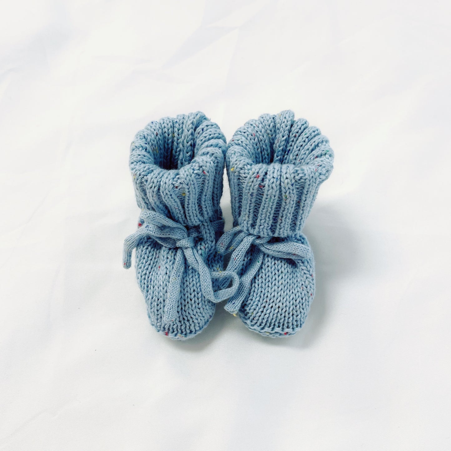 Knit Booties - Blueberry